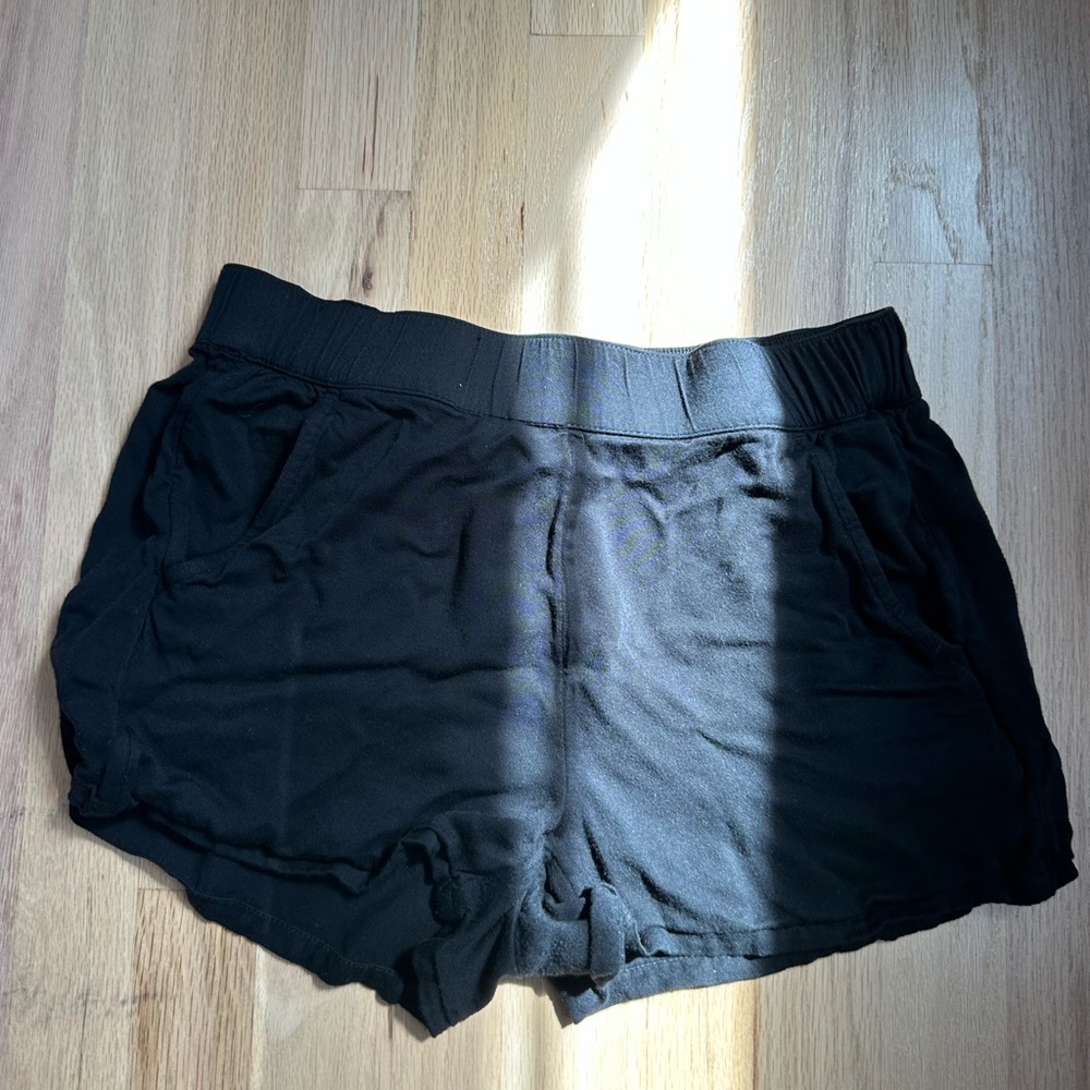 Aerie Black Pajama Shorts
